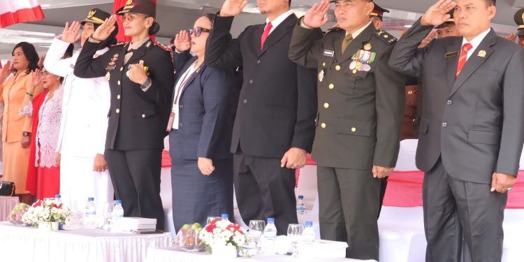 Detik-Detik Proklamasi HUT ke-81 RI di Pematangsiantar Berlangsung Khidmat, Polres Pastikan Pengamanan Maksimal