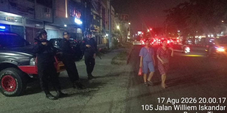 Polda Sumut Perketat Patroli Malam HUT ke-81 RI, Brimob Sisir Titik Rawan Cegah Geng Motor dan Begal