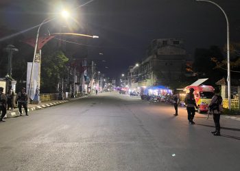Brimob Hadir di Tengah Sunyi Malam, Jalur Rawan Medan Disisir hingga Dini Hari