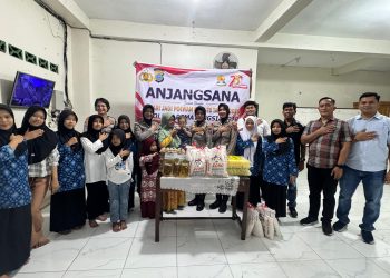 HUT Polwan ke-78, Polwan Pematangsiantar Tebar Kepedulian Lewat Anjangsana dan Bakti Sosial