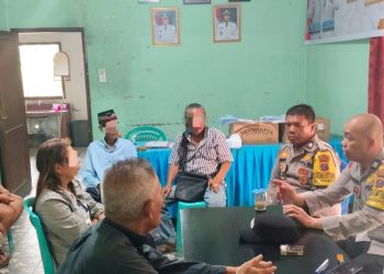 Bhabinkamtibmas Polsek Siantar Martoba Mediasi Perselisihan Keluarga, Berakhir Damai