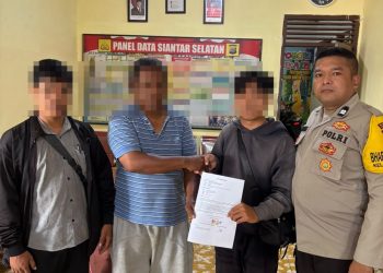 Polsek Siantar Selatan Redam Selisih Paham Warga, Berakhir Damai Lewat Problem Solving