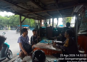 Bhabinkamtibmas Polsek Siantar Utara Sambangi Warga, Sampaikan Pesan Kamtibmas
