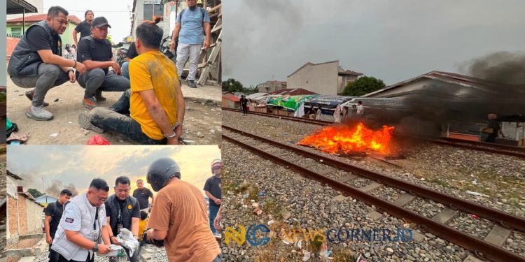 Sarang Narkoba di Bantaran Rel Medan-Kualanamu Digempur! 3 Kg Ganja, Sabu dan Senjata Disita Sarang Narkoba di Bantaran Rel Medan-Kualanamu Digempur! 3 Kg Ganja, Sabu dan Senjata Disita