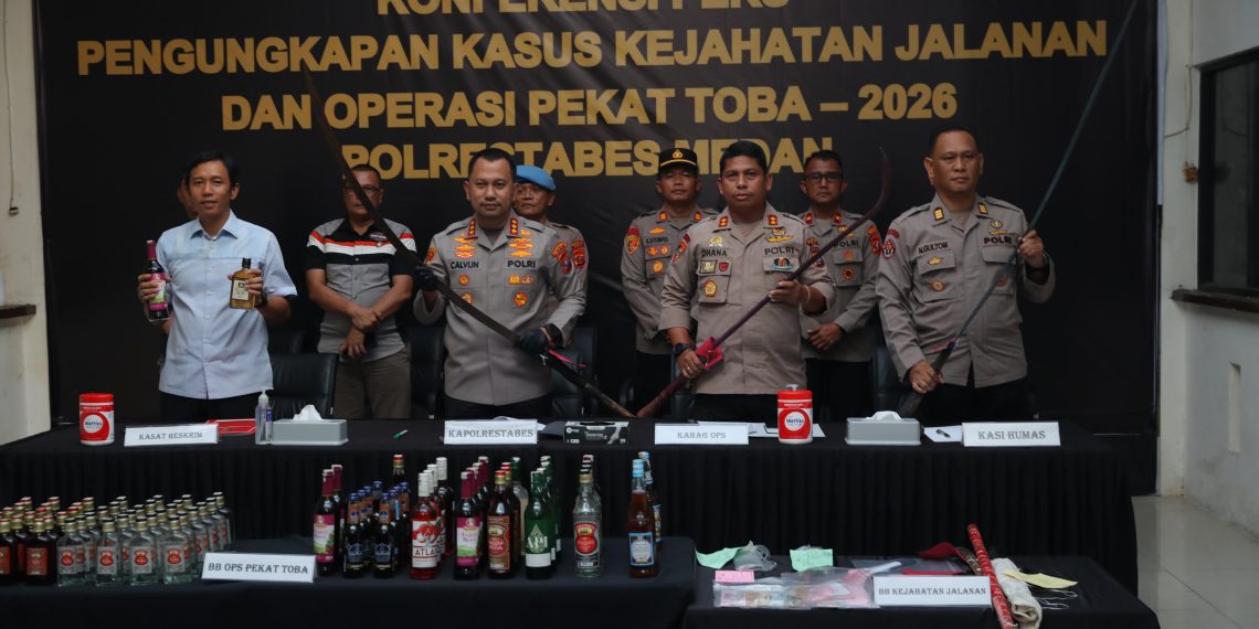Premanisme hingga Prostitusi Dibongkar, Polrestabes Medan Catat 181 Pengungkapan Operasi Pekat Premanisme hingga Prostitusi Dibongkar, Polrestabes Medan Catat 181 Pengungkapan Operasi Pekat