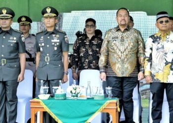 Bupati Anton Hadiri Penutupan Dikmaba Infanteri TNI AD, Tekankan Profesionalisme dan Pengabdian Prajurit Muda