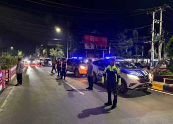 Patroli hingga Subuh, Polres Pematangsiantar Perkuat Pengamanan Antisipasi 3C