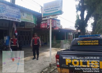 Patroli Sambangi Sejumlah Titik, Sat Samapta Pematangsiantar Perkuat Pencegahan 3C