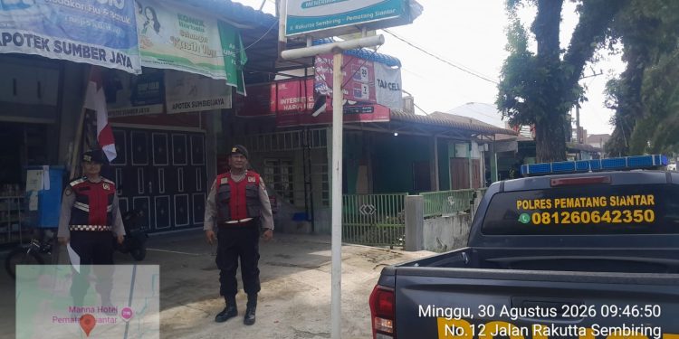 Patroli Sambangi Sejumlah Titik, Sat Samapta Pematangsiantar Perkuat Pencegahan 3C