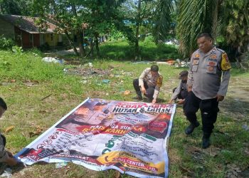 Polsek Siantar Martoba Perkuat Pencegahan Karhutla, Spanduk Imbauan Dipasang di Jalan Rondahaim