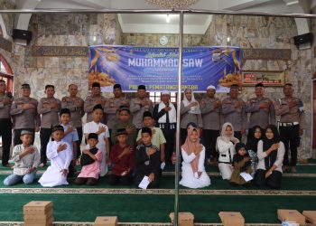 Maulid Nabi di Masjid Safarul Qadri, Kapolres Pematangsiantar Tekankan Akhlak Rasulullah dalam Pengabdian