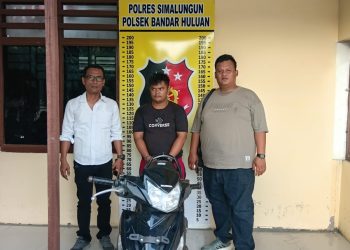 Polsek Bandar Huluan Bergerak Cepat, Pencuri Motor Kakak Sendiri Diciduk di Rumah Orang Tua
