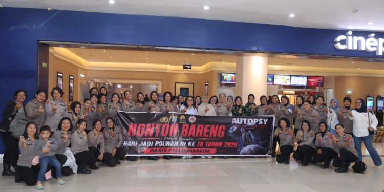 Nobar HUT Polwan ke-78, Kapolres Pematangsiantar Perkuat Sinergitas Lintas Institusi Nobar HUT Polwan ke-78, Kapolres Pematangsiantar Perkuat Sinergitas Lintas Institusi