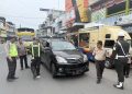 Tertib Pajak Kendaraan, Sat Lantas Polres Pematangsiantar Gelar Razia Gabungan di Jalan Merdeka