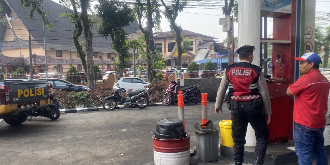 Cegah Guantibmas di SPBU, Polres Pematangsiantar Intensifkan Patroli dan Monitoring