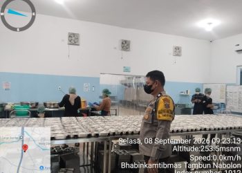 Polsek Siantar Martoba Kawal Distribusi MBG, Ribuan Paket Disalurkan ke Sekolah dan Posyandu
