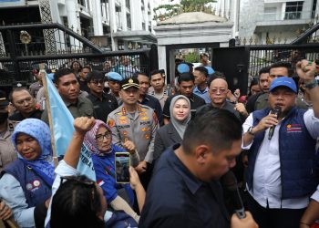 Aksi Buruh di DPRD Sumut Berlangsung Kondusif, Massa Apresiasi Pelayanan Humanis Polisi