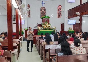 Stop Bully! Kapolsek Siantar Selatan Ingatkan Pemuda HKBP Jadi Pelopor Lingkungan Aman