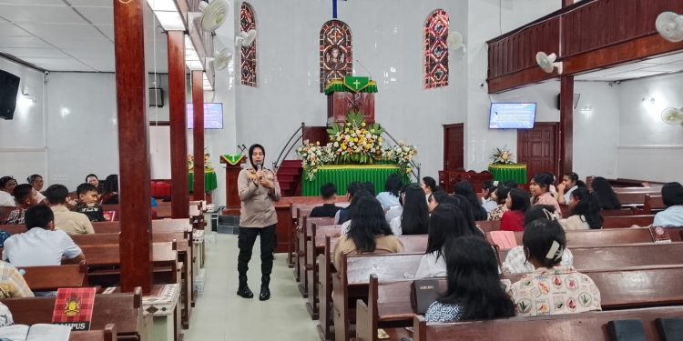 Stop Bully! Kapolsek Siantar Selatan Ingatkan Pemuda HKBP Jadi Pelopor Lingkungan Aman