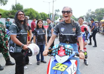 Lebih dari 100 Pembalap Adu Nyali di Siantar Road Race 2026, Kapolres dan Wali Kota Lepas Peserta
