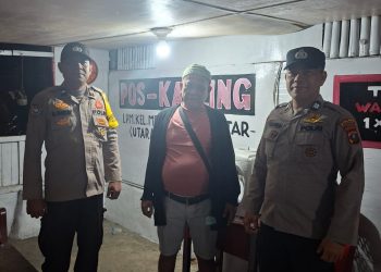 Cegah 3C Berkeliaran, Polsek Siantar Utara Sambangi Pos Kamling Melayu