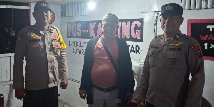 Cegah 3C Berkeliaran, Polsek Siantar Utara Sambangi Pos Kamling Melayu