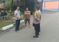 Polisi Perkuat Pengamanan Gudang Bulog Pematangsiantar, Pesan Kamtibmas Disampaikan ke Pekerja