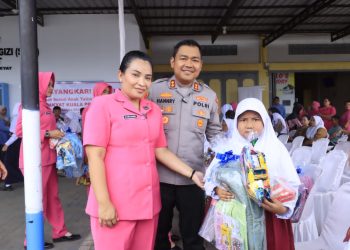 Kapolres Langkat Santuni Anak Yatim, Wujud Kepedulian Polri untuk Masyarakat