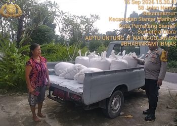 Jagung Petani Masuk Bulog, Polsek Siantar Selatan Kawal Penjualan dengan Harga Rp6.400 per Kg