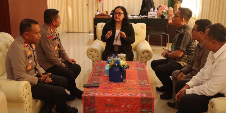 Baru Jabat Kapolres Pematangsiantar, AKBP Dhana Langsung Bangun Komunikasi dengan PN Baru Jabat Kapolres Pematangsiantar, AKBP Dhana Langsung Bangun Komunikasi dengan PN