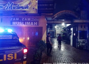 Malam Hari Kota Siantar Dipantau, Samapta Gencar Cegah 3C Lewat Patroli BLP