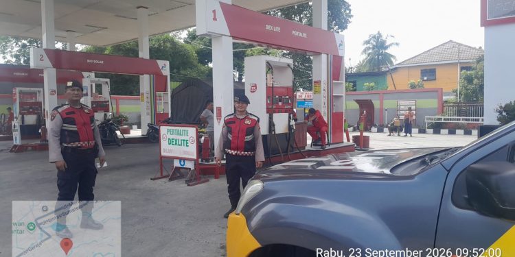 Antisipasi Guantibmas, Sat Samapta Siantar Turun Pantau Pengisian BBM Antisipasi Guantibmas, Sat Samapta Siantar Turun Pantau Pengisian BBM
