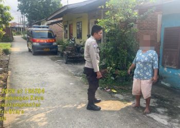 Laporan CC 110 Masuk, Polsek Siantar Martoba Langsung Cek Dugaan Selisih Paham Warga