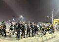 Brimob Sumut Bersama Polrestabes Medan Sisir Medan di Tengah Malam, Cegah Kejahatan Jalanan