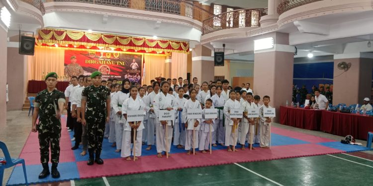 HUT TNI ke-81, Brigif TP 36/HM Gelar Kejuaraan Karate Full Contact Antar Pelajar HUT TNI ke-81, Brigif TP 36/HM Gelar Kejuaraan Karate Full Contact Antar Pelajar
