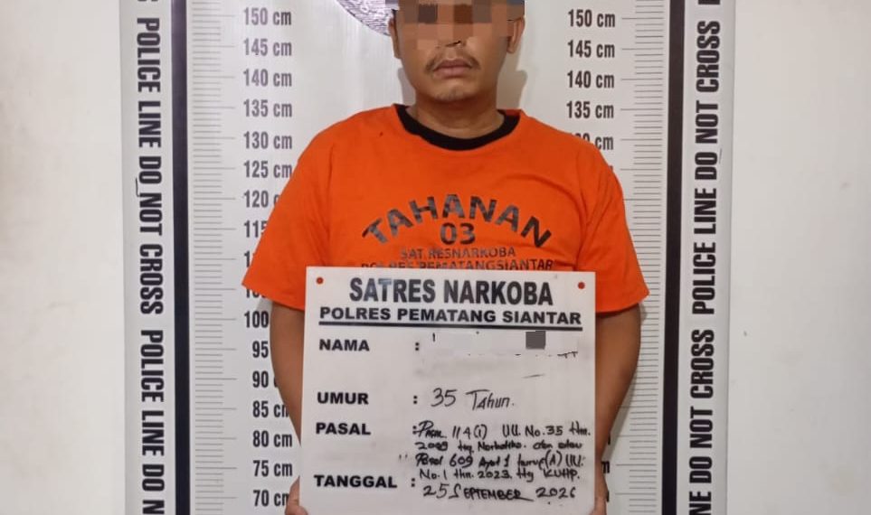 Residivis Narkotika Kembali Ditangkap, FAP Diciduk Bawa 2,58 Gram Sabu di Jalan Volley