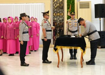 Kapolda Sumut Lantik Sejumlah Pejabat Baru, AKBP Hendri Nupia Dinka Barus Pimpin Polres Simalungun