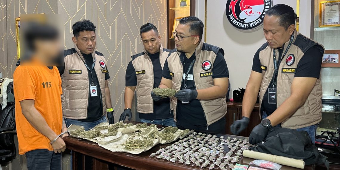 Usai Di-PHK, Residivis Pencurian Beralih Jadi Bandar Ganja di Medan Tembung