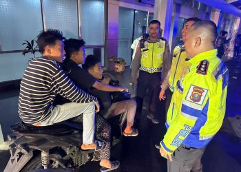 Puluhan Motor Berknalpot Brong Diamankan di Lapangan Benteng dan Merdeka Medan