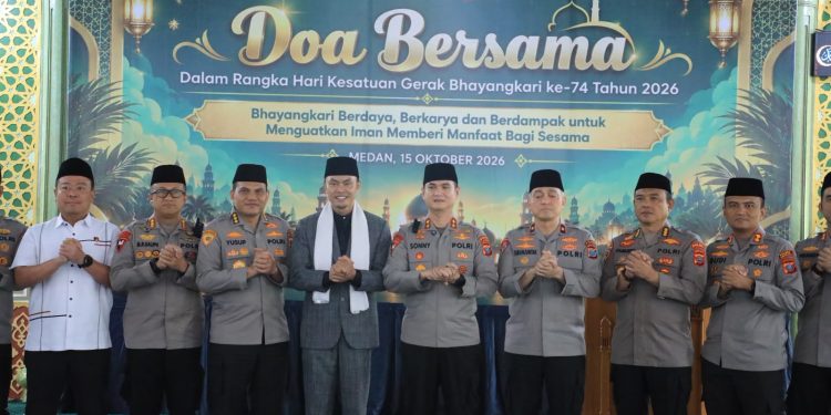 Perkuat Iman dan Pengabdian, Dansat Brimob Sumut Hadiri Doa Bersama HKGB ke-74 Perkuat Iman dan Pengabdian, Dansat Brimob Sumut Hadiri Doa Bersama HKGB ke-74