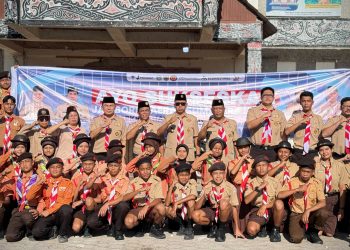 ‎Bupati Tapanuli Utara Lepas Kontingen Pramuka Menuju Jambore Daerah Sumatera Utara 2026