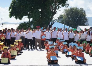 Wujudkan Generasi Unggul, Bupati Taput Dorong Penguatan Karakter ‘SAITAPAIAS’ dan Literasi ‘TAPAMAJUMA’ di SMPN 1 Tarutung