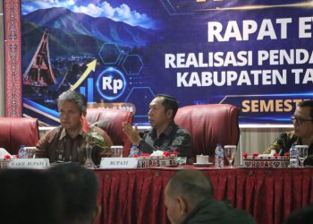 ‎Optimalkan Pendapatan Daerah 2026, Pemkab Taput Gelar HLM dan Evaluasi Kinerja Perangkat Daerah