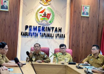 Rakor Bersama Mendagri, Bupati Taput Dukung Pengendalian Inflasi dan Program Strategis Nasional‎