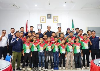 ‎Bupati Tapanuli Utara Lepas 52 Kontingen U-13 dan U-15 ke Ajang Piala Soeratin di Sibolga