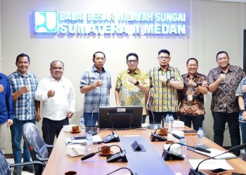 ‎Bupati JTP Hutabarat Jemput Bola ke BBWSS II, Terobosan Cepat Pulihkan Irigasi dan Tanggul di Tapanuli Utara