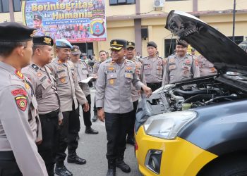 Kesiapan Randis Jadi Sorotan, Wakapolres Pematangsiantar Cek Kondisi R2-R4