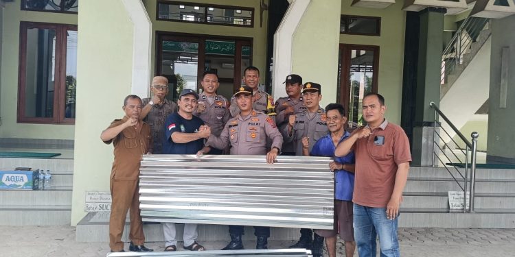 Warga Pematang Asilum Terharu, Bantuan Kapolres Simalungun untuk Masjid Al-Ikhlas Disebut Amal Jariah