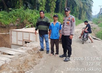 Janji 4 Bulan, Molor Jadi 8 Bulan: Polsek Dolok Silau Cek Progres Jembatan Pasca Longsor