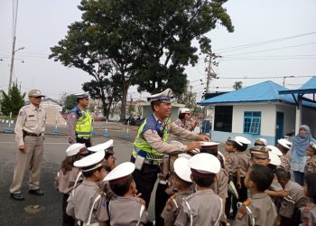 Dari TK Kemala Bhayangkari, Satlantas Pematangsiantar Cetak Generasi Sadar Keselamatan